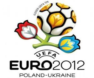 Puzzle Λογότυπο της UEFA ευρώ 2012 Πολωνία - Ουκρανία